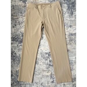 Vineyard Vines‎ Pants Mens 34x32 Tan Khaki Performance Golf Casual Stretch Chino
